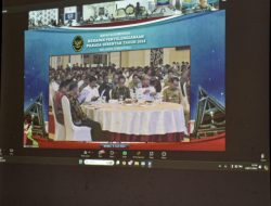 Qomaru Zaman Ikuti Rakor di Medan secara Virtual guna Mewujudkan Pilkada Damai
